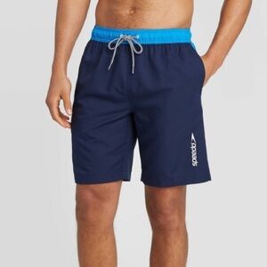Speedo Men's 9" Marina Long Volley Swim Trunks SZ SM